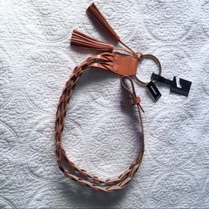 Express Tan Braided Belt